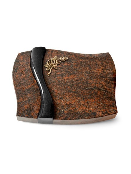 Grabstein Samba/Aruba-Black Rose 1 (Bronze)