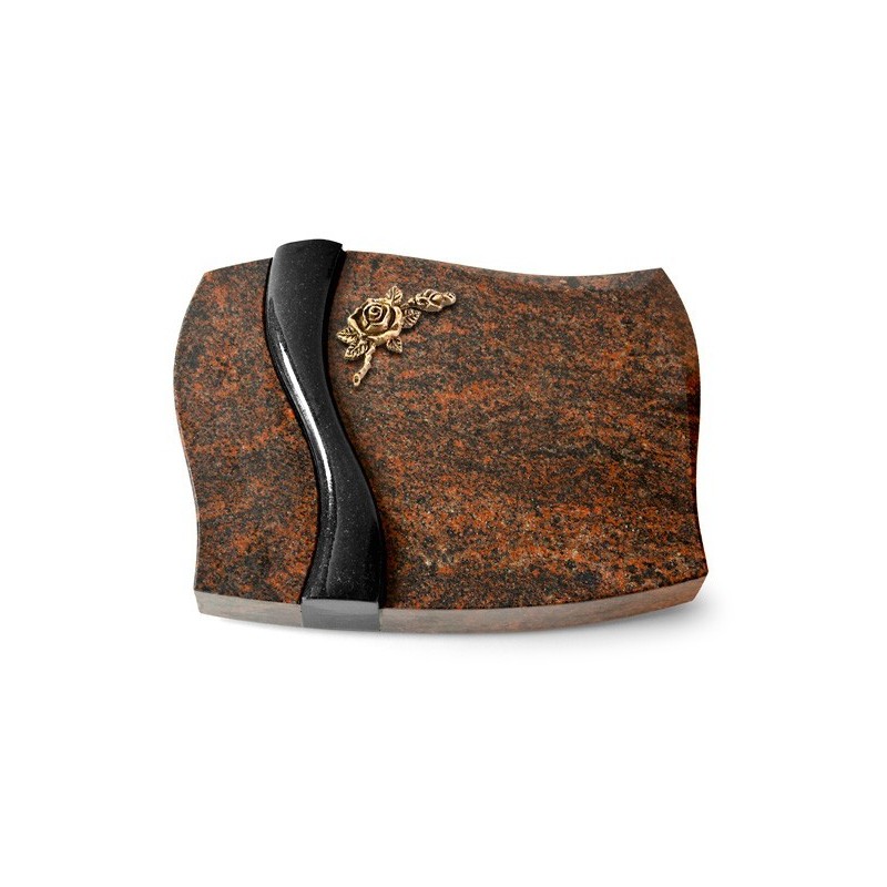 Grabstein Samba/Aruba-Black Rose 1 (Bronze)