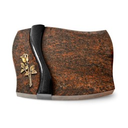 Grabstein Samba/Aruba-Black Rose 8 (Bronze)