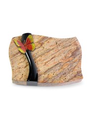 Grabstein Samba/Kashmir-Black Papillon 2 (Color)