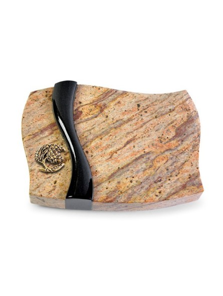 Grabstein Samba/Kashmir-Black Baum 1 (Bronze)