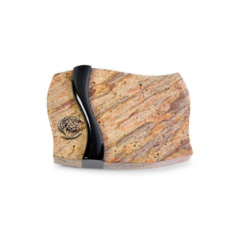 Grabstein Samba/Kashmir-Black Baum 1 (Bronze)
