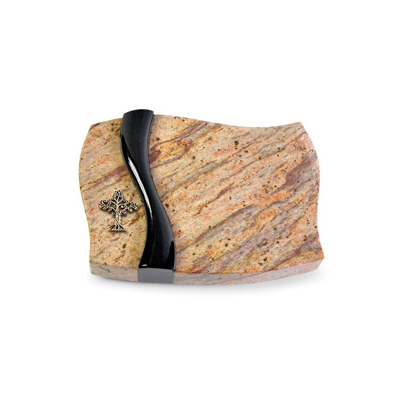 Grabstein Samba/Kashmir-Black Baum 2 (Bronze)