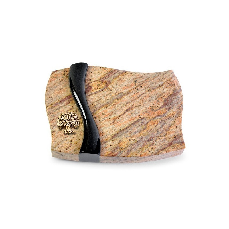 Grabstein Samba/Kashmir-Black Baum 3 (Bronze)