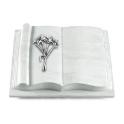 Grabbuch Antique/Omega Marmor Lilie (Alu)