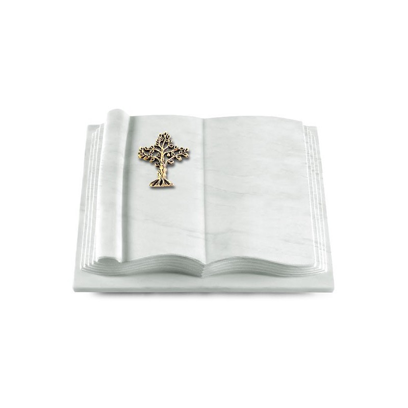 Grabbuch Antique/Omega Marmor Baum 2 (Bronze)