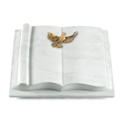 Grabbuch Antique/Omega Marmor Taube (Bronze)