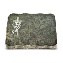 Grabplatte Tropical Green Pure Kreuz 3