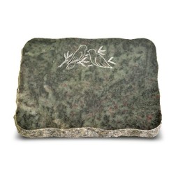 Grabplatte Tropical Green Pure Vögel