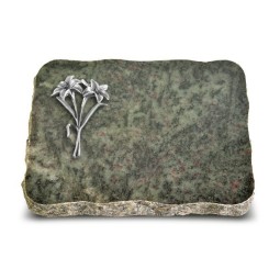 Grabplatte Tropical Green Pure Lilie (Alu)