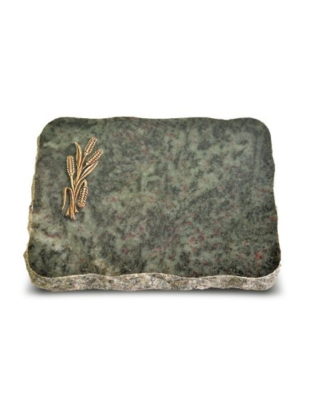 Grabplatte Tropical Green Pure Ähren 1 (Bronze)