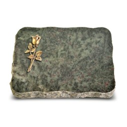Grabplatte Tropical Green Pure Rose 8 (Bronze)