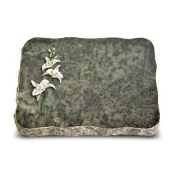 Grabplatte Tropical Green Pure Orchidee (Color)