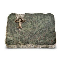Grabplatte Tropical Green Delta Baum 2 (Bronze)
