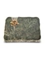 Grabplatte Tropical Green Delta Rose 4 (Bronze)