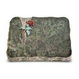 Grabplatte Tropical Green Delta Rose 2 (Color)