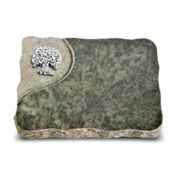 Grabplatte Tropical Green Folio Baum 3 (Alu)