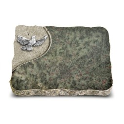 Grabplatte Tropical Green Folio Taube (Alu)