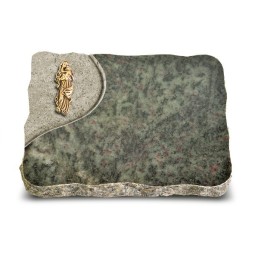 Grabplatte Tropical Green Folio Maria (Bronze)