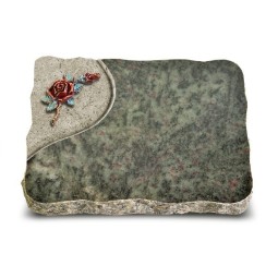 Grabplatte Tropical Green Folio Rose 1 (Color)