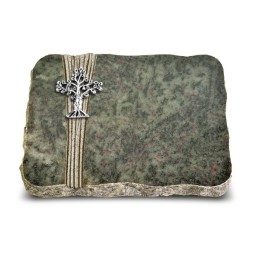 Grabplatte Tropical Green Strikt Baum 2 (Alu)