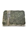Grabplatte Tropical Green Strikt Rose 8 (Alu)