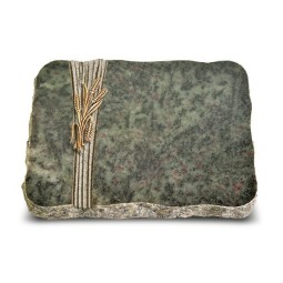Grabplatte Tropical Green Strikt Ähren 1 (Bronze)