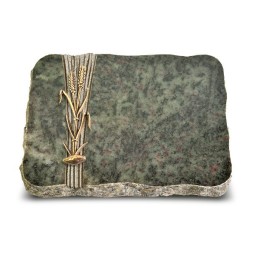 Grabplatte Tropical Green Strikt Ähren 2 (Bronze)