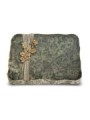 Grabplatte Tropical Green Strikt Rose 13 (Bronze)