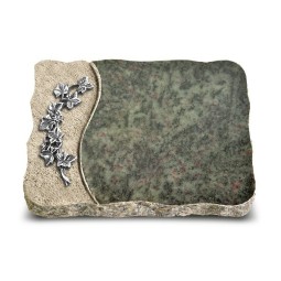 Grabplatte Tropical Green Wave Efeu (Alu)