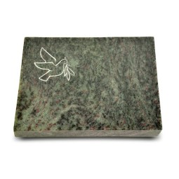 Grabtafel Tropical Green Pure Taube 1