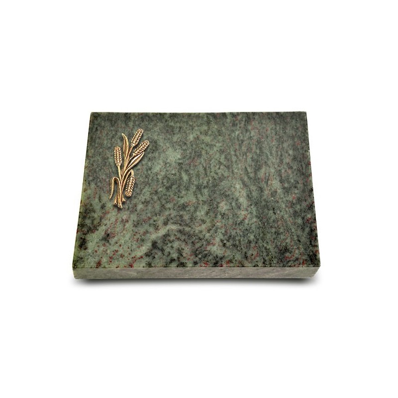 Grabtafel Tropical Green Pure Ähren 1 (Bronze)