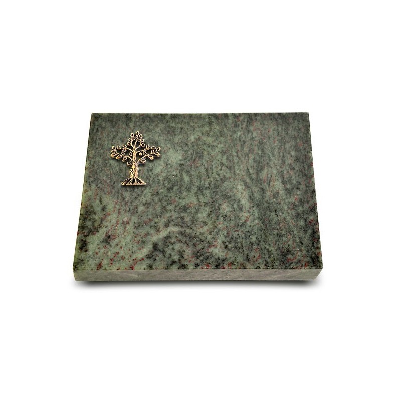Grabtafel Tropical Green Pure Baum 2 (Bronze)