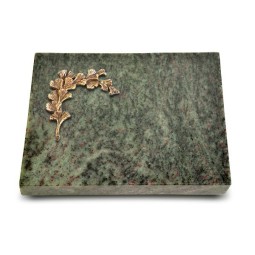 Grabtafel Tropical Green Pure Gingozweig 2 (Bronze)