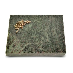 Grabtafel Tropical Green Pure Rose 1 (Bronze)