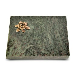 Grabtafel Tropical Green Pure Rose 4 (Bronze)