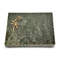 Grabtafel Tropical Green Pure Rose 6 (Bronze)