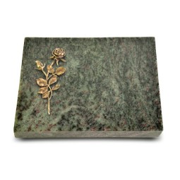 Grabtafel Tropical Green Pure Rose 13 (Bronze)