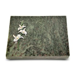 Grabtafel Tropical Green Pure Orchidee (Color)
