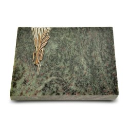 Grabtafel Tropical Green Delta Ähren 1 (Bronze)