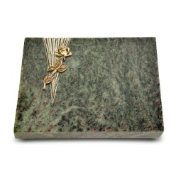 Grabtafel Tropical Green Delta Rose 7 (Bronze)