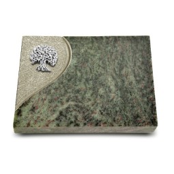 Grabtafel Tropical Green Folio Baum 3 (Alu)