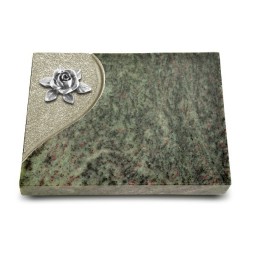 Grabtafel Tropical Green Folio Rose 4 (Alu)