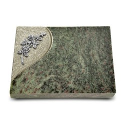 Grabtafel Tropical Green Folio Rose 5 (Alu)