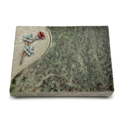 Grabtafel Tropical Green Folio Rose 4 (Color)