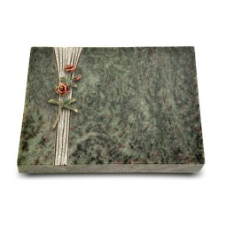 Grabtafel Tropical Green Strikt Rose 6 (Color)