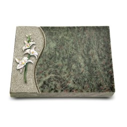 Grabtafel Tropical Green Wave Orchidee (Color)