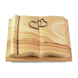 Grabbuch Antique/Woodland Herzen (Bronze) 50x40