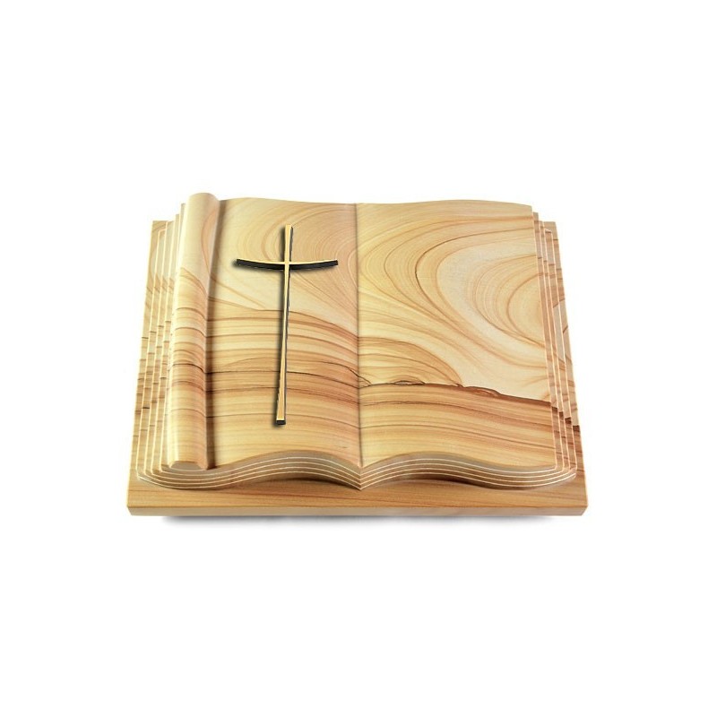 Grabbuch Antique/Woodland Kreuz 2 (Bronze) 50x40