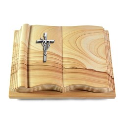 Grabbuch Antique/Woodland Kreuz/Ähren (Alu) 50x40